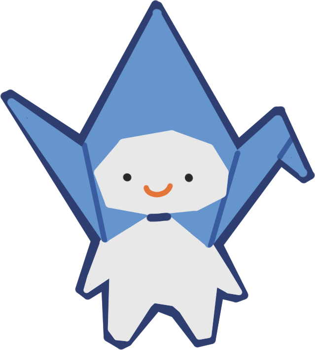 Trove paper-crane mascot